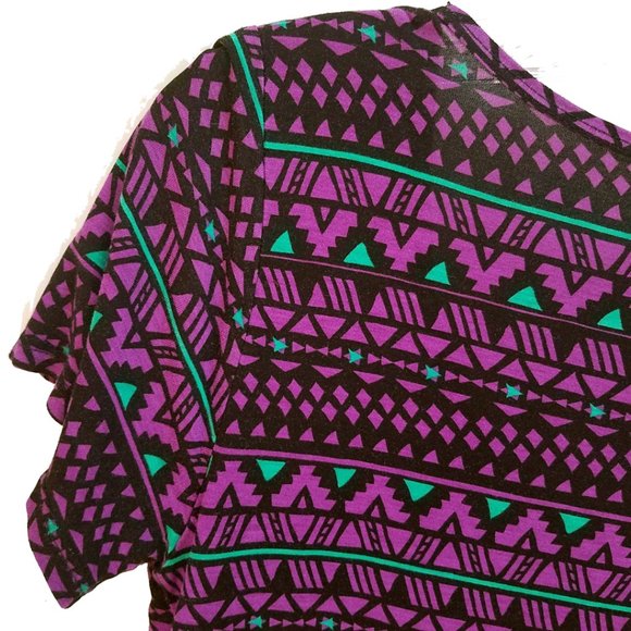 LuLaRoe Women's Purple Hi Lo Shirt Top Blouse - Picture 7 of 10